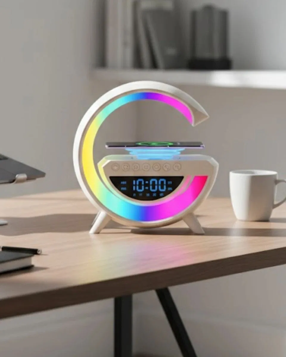 Modern Rgb Işıklı Kablosuz Hoparlör Uzun Süreli Müzik Keyfi