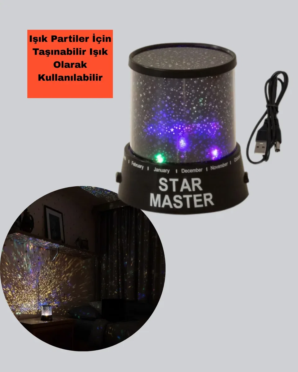 MİNİ STAR PROJEKTÖR görsel 2