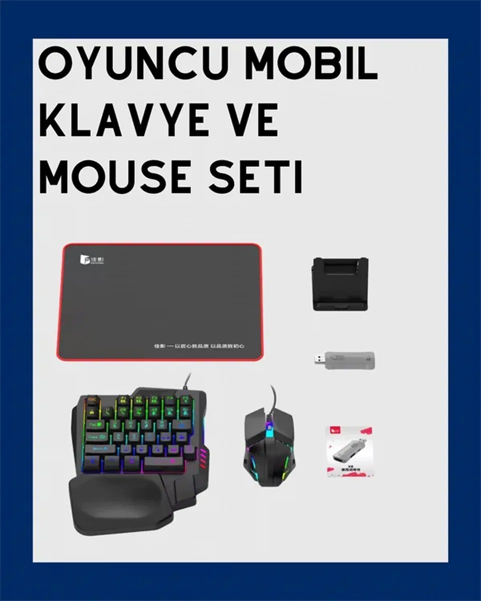 Kablosuz Mobil Oyun Kiti – 5 Parça Tam Set görsel 2