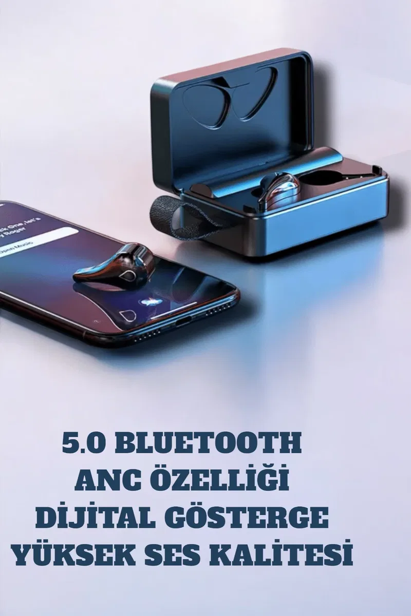 Aktif Gürültü Önleme (ANC) ve Suya Dayanıklı Kulaklık Android & iOS Uyumlu görsel 5