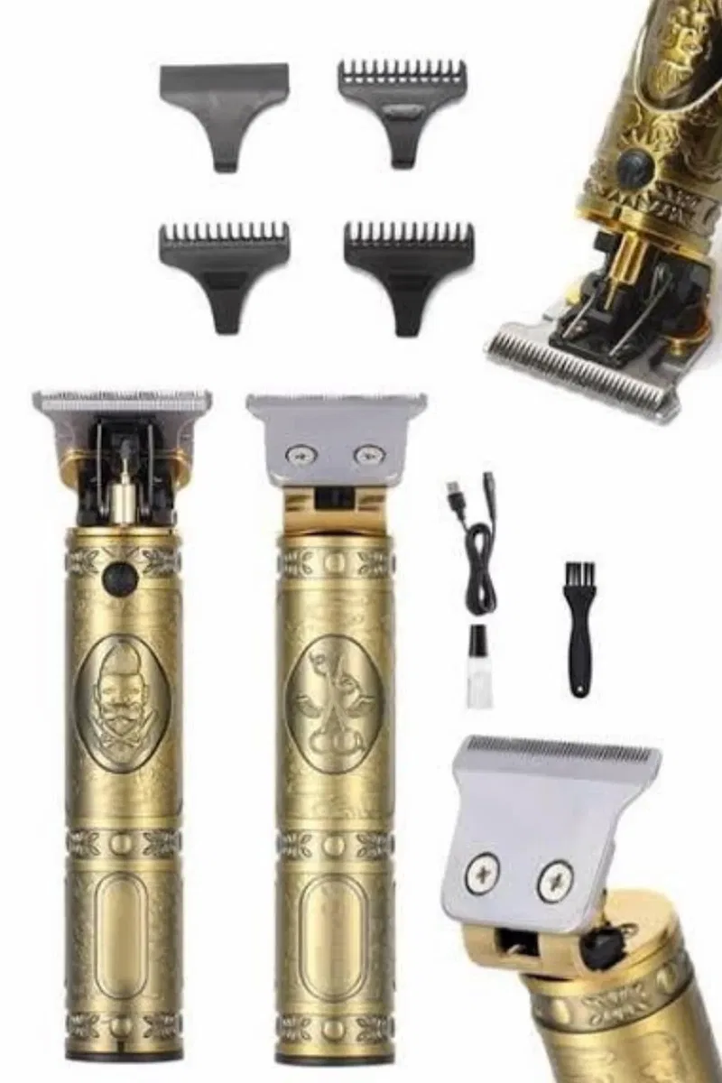 Tıraş Makinesi Şarjlı Çizik Tıraş Paslanmaz Çelik Bıçaklı 4 Taraklı görsel 3