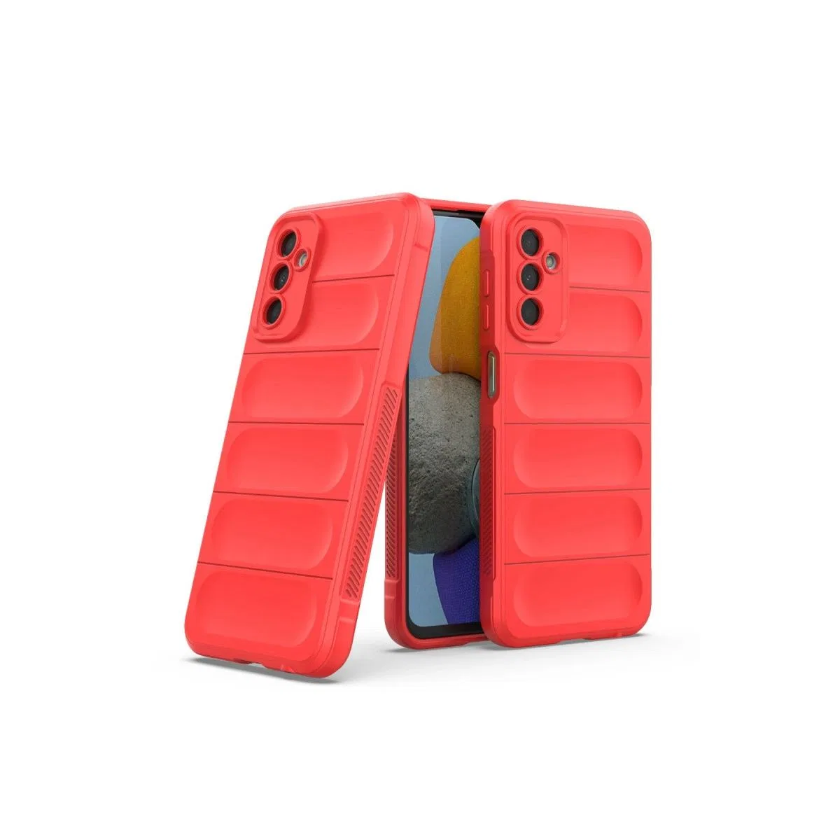 Samsung Galaxy M23 Kılıf Optimum Silikon - Kırmızı görsel 2