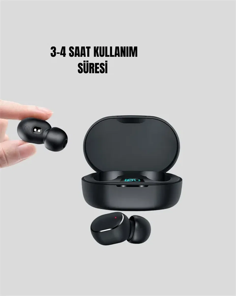 Kablosuz Kulak İçi Bluetooth Kulaklık Stereo Dokunmatik Kontrollü Kulaklık görsel 2