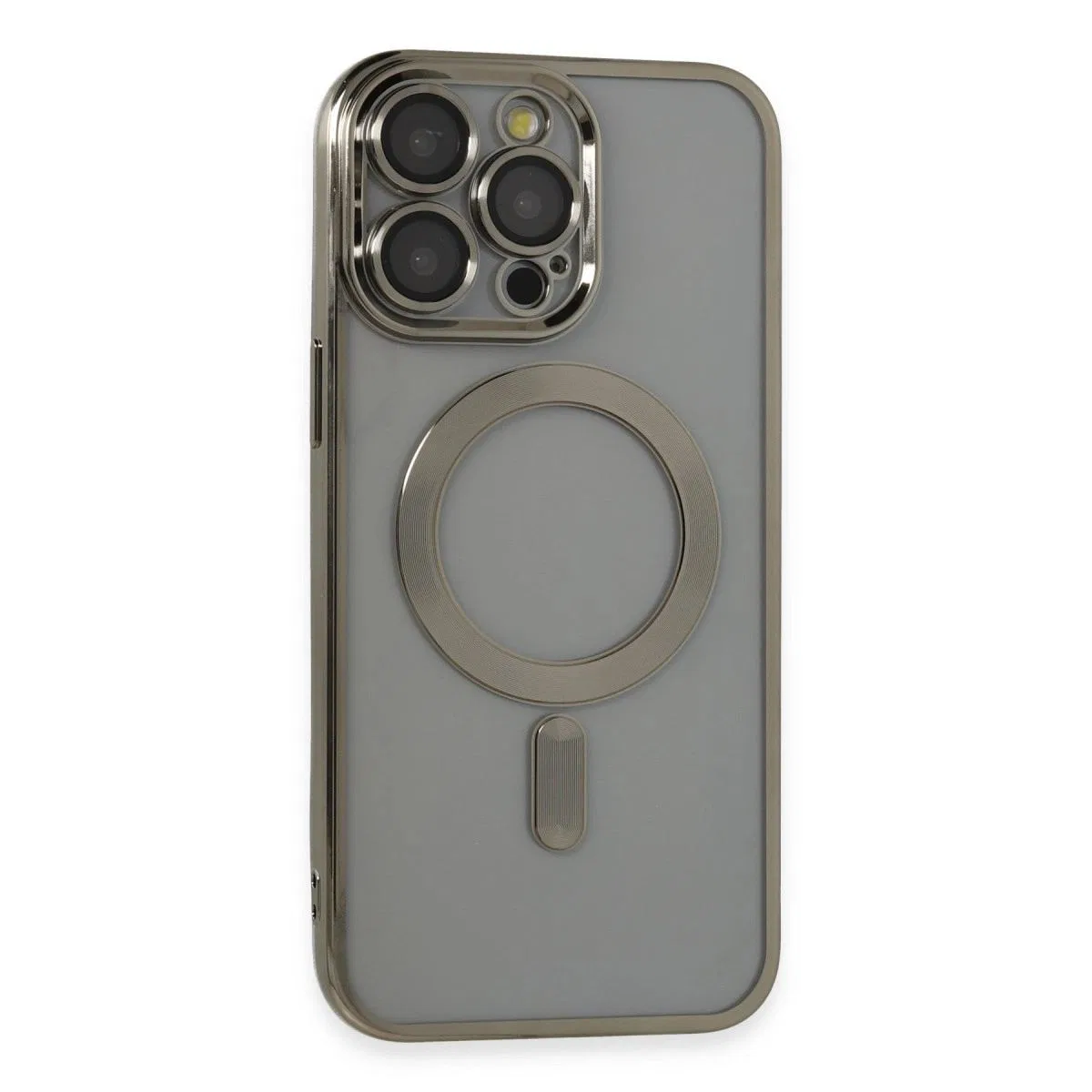 Apple İphone 14 Pro Max Kılıf Kross Magneticsafe Kapak - Titan Gri