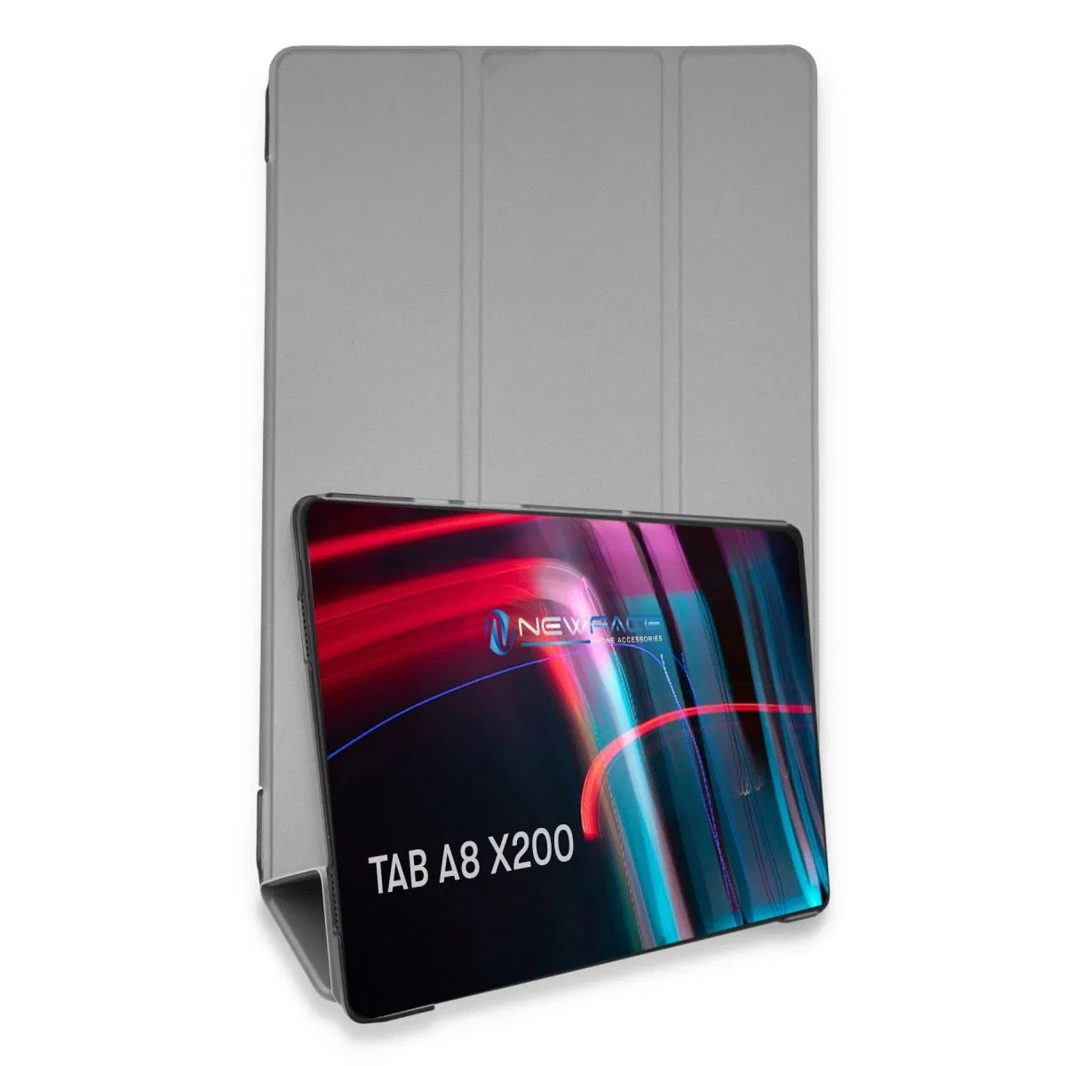 Samsung Galaxy X200 Tab A8 10. 5 Kılıf Tablet Smart Kılıf - Gri