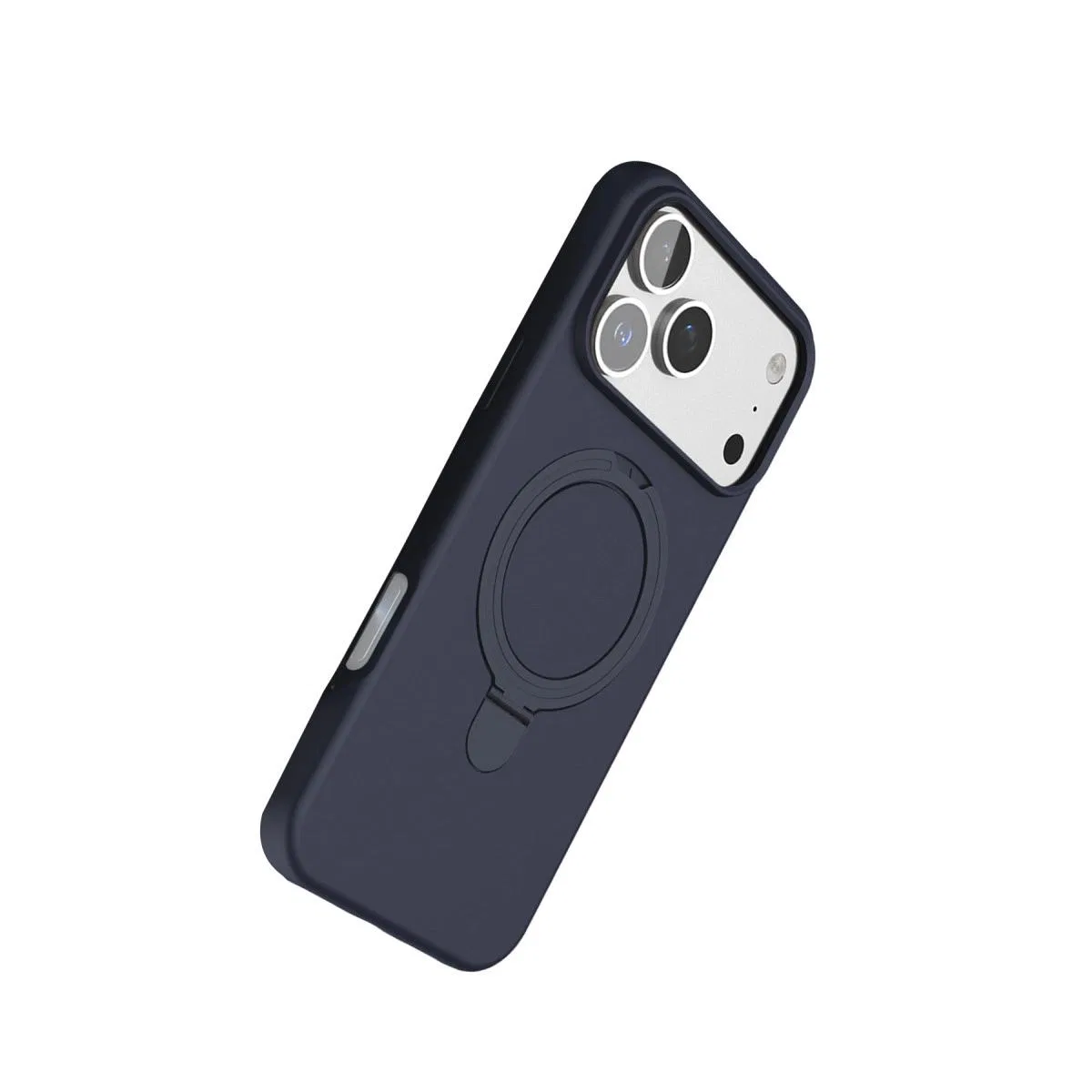 Apple İphone 17 Pro Regal Magsafe Standlı Kapak - Lacivert görsel 4