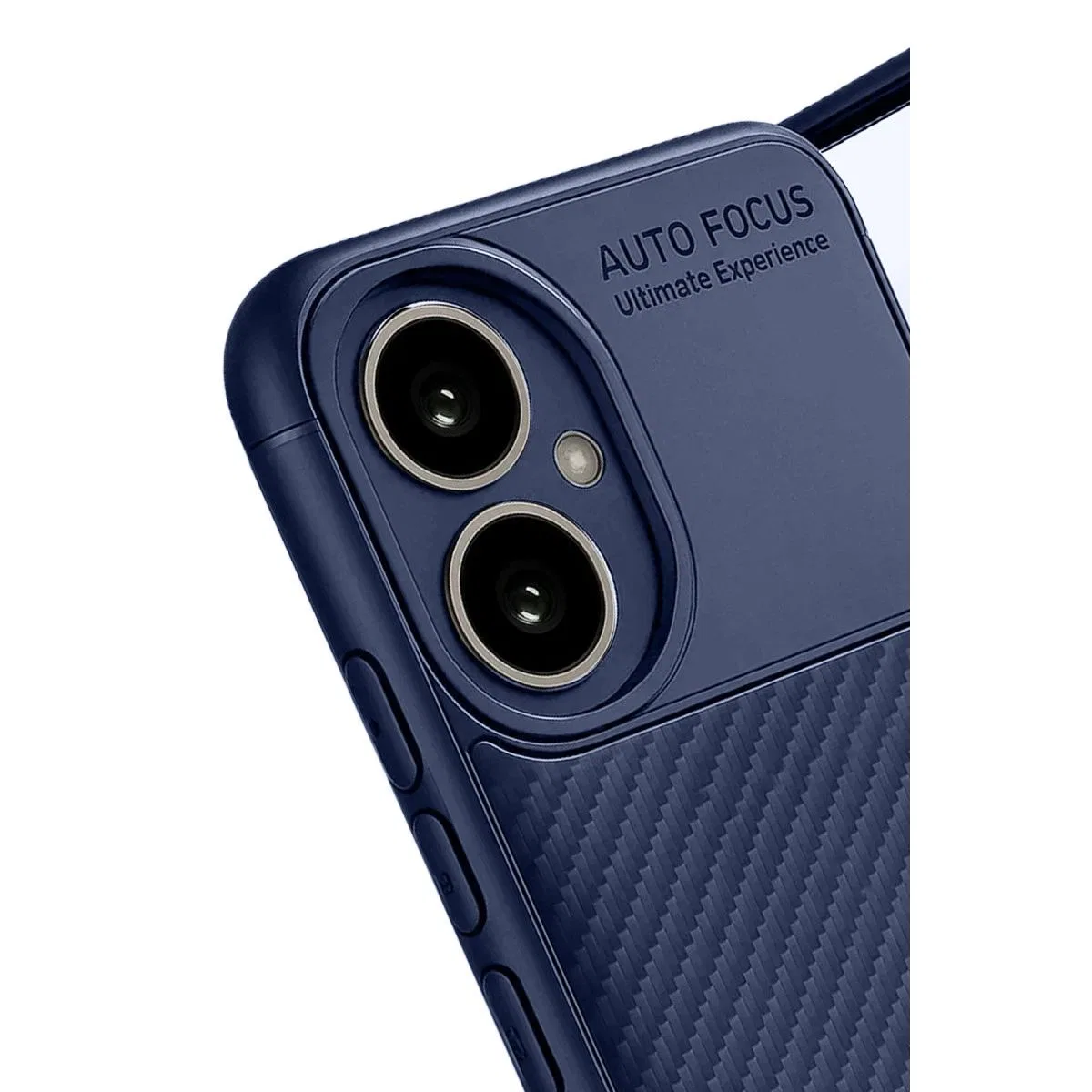 Honor 400 Kılıf Auto Focus Karbon Kapak - Lacivert görsel 3