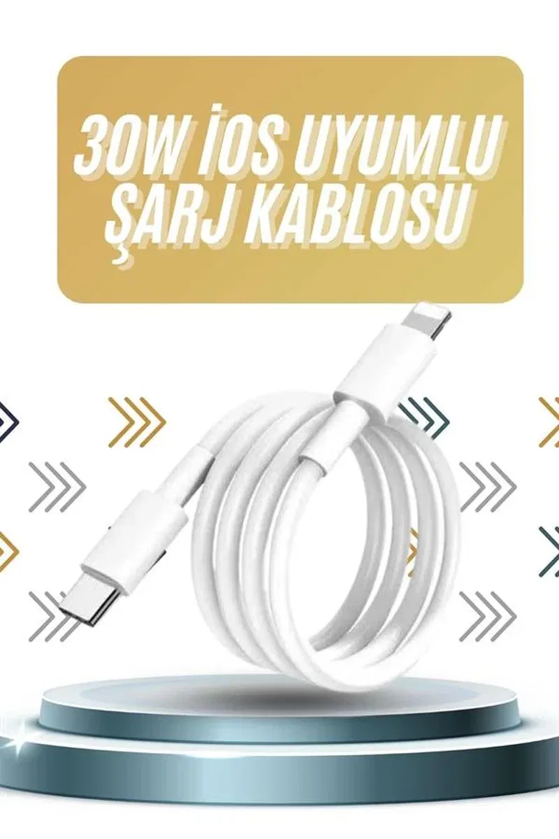 IOS Tüm Serilerle Uyumlu 30W Hızlı Şarj Aleti 11 12 13 14/Pro Max Mini Plus görsel 2