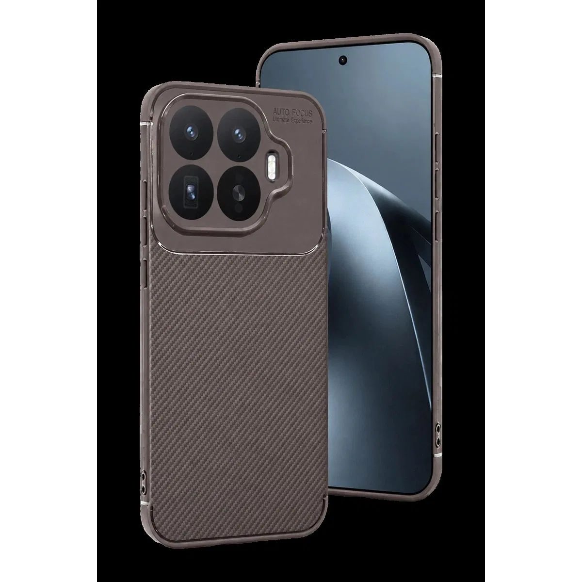 Xiaomi Mi 17t Auto Focus Karbon Kapak - Gri