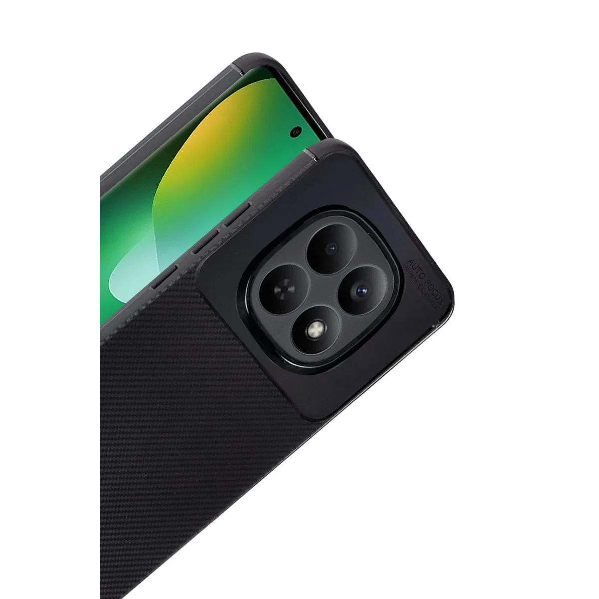 Xiaomi Redmi Note 15 4g Auto Focus Karbon Kapak - Siyah görsel 4