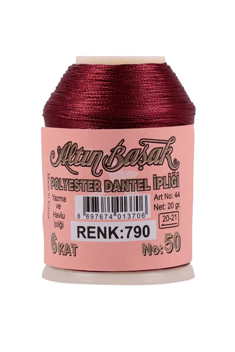 3 Adet Altınbaşak Oya ve Dantel İpi 20 gr - Royaleks - No: 790 görsel 3