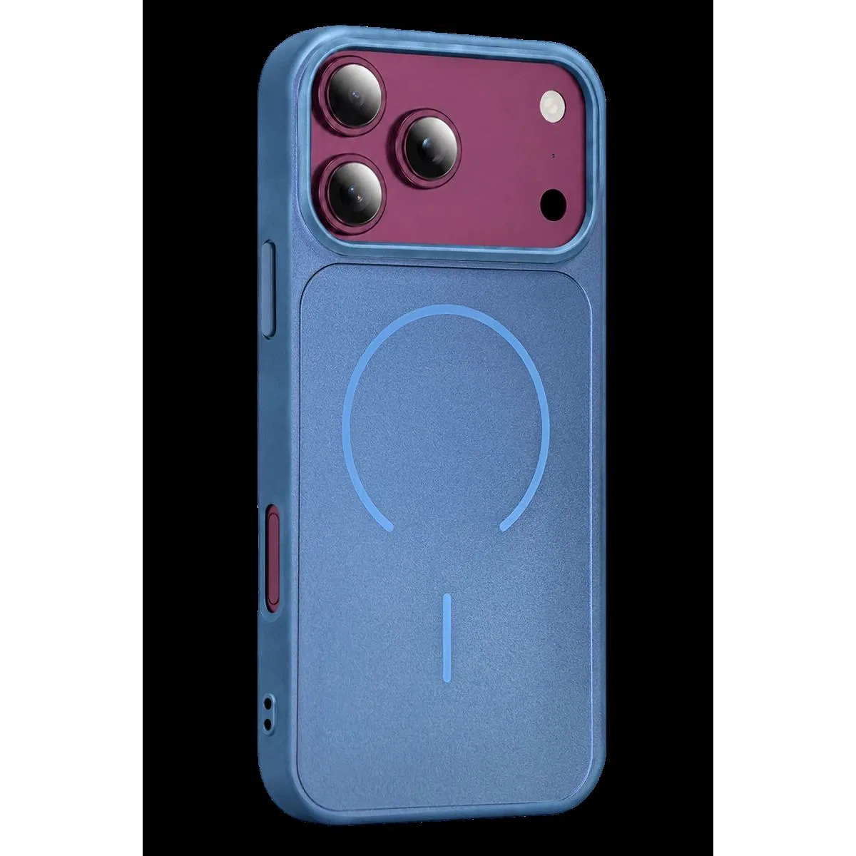 Apple İphone 18 Pro Max Azus Magsafe Kapak - Açık Mavi