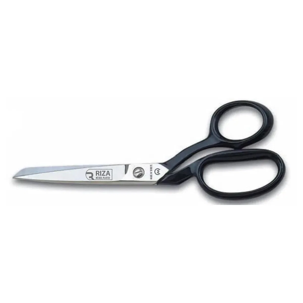A4115-9 Tekstil / Yatık Regula Makası No: 9 İnç / 22, 86 Cm - Nikel Kaplama, Siyah Saplı