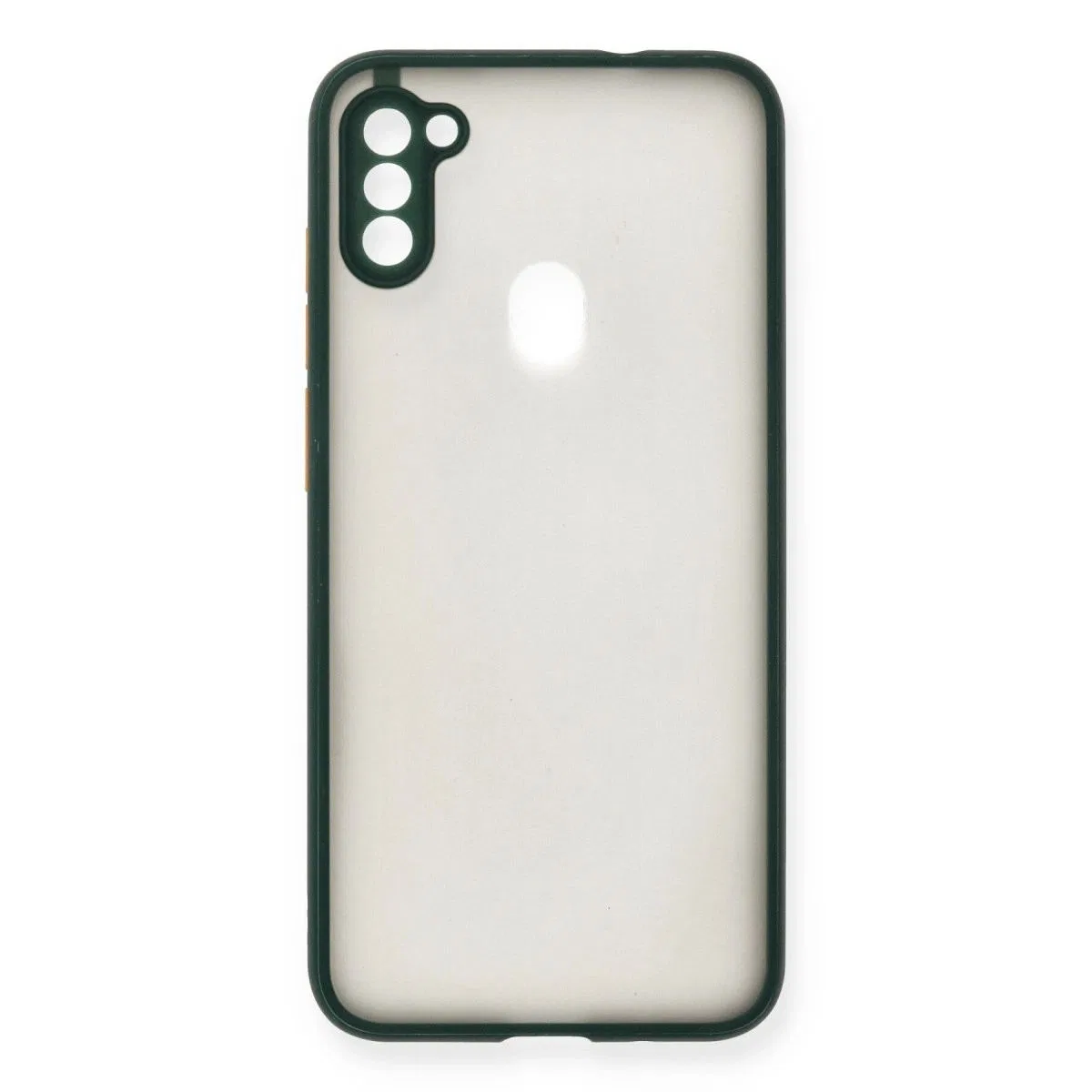 Samsung Galaxy A11 Kılıf Montreal Silikon Kapak - Yeşil görsel 2