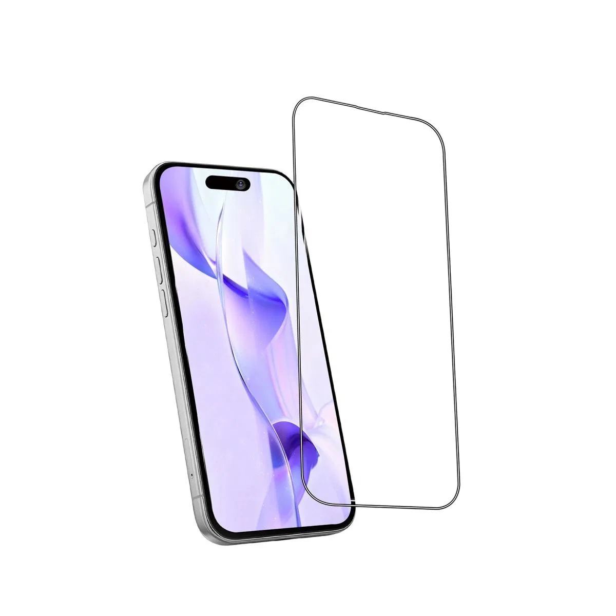 Apple İphone 16 Pro Max Bilvis 5in1 3d Magic Cam Ekran Koruyucu - Siyah görsel 3