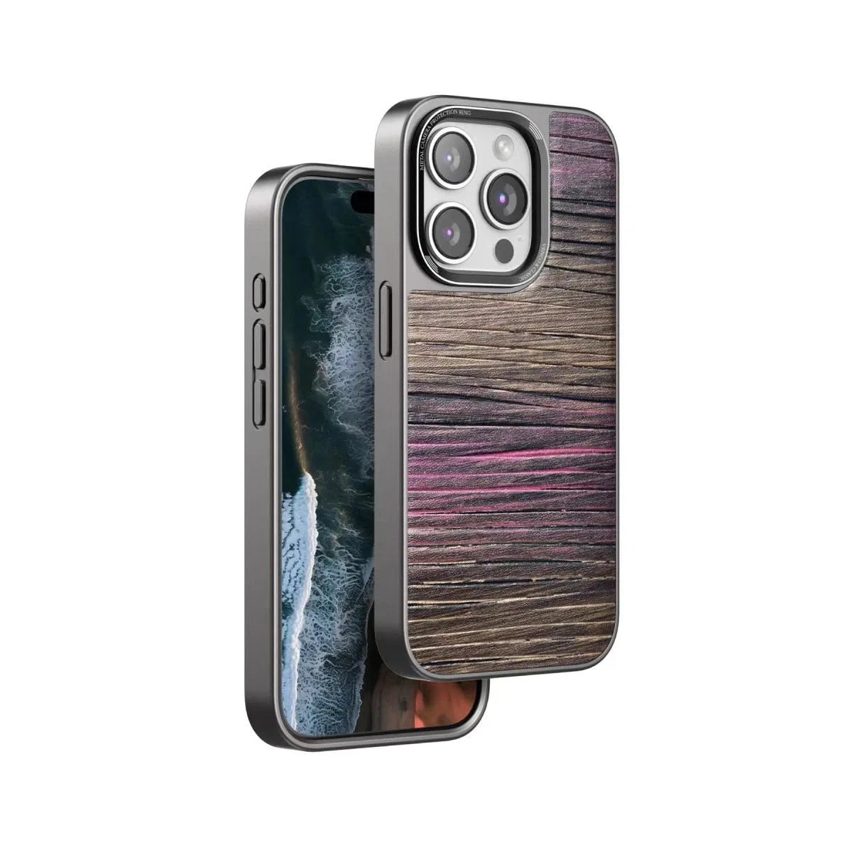 Venco Apple İphone 15 Pro Max Wave Kapak - Pembe