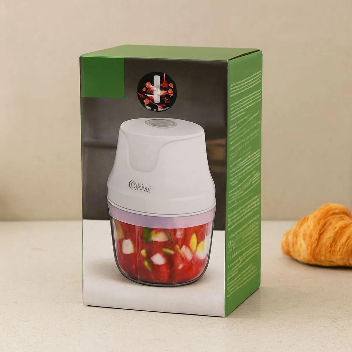 USB Şarjlı Mini Blender 3 Bıçaklı Gıda Doğrayıcı