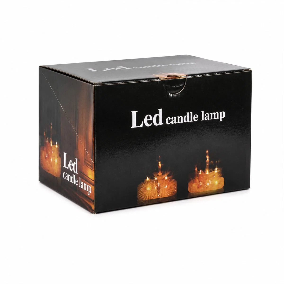 LED mum kristal plastik küçük boy pilli görsel 3