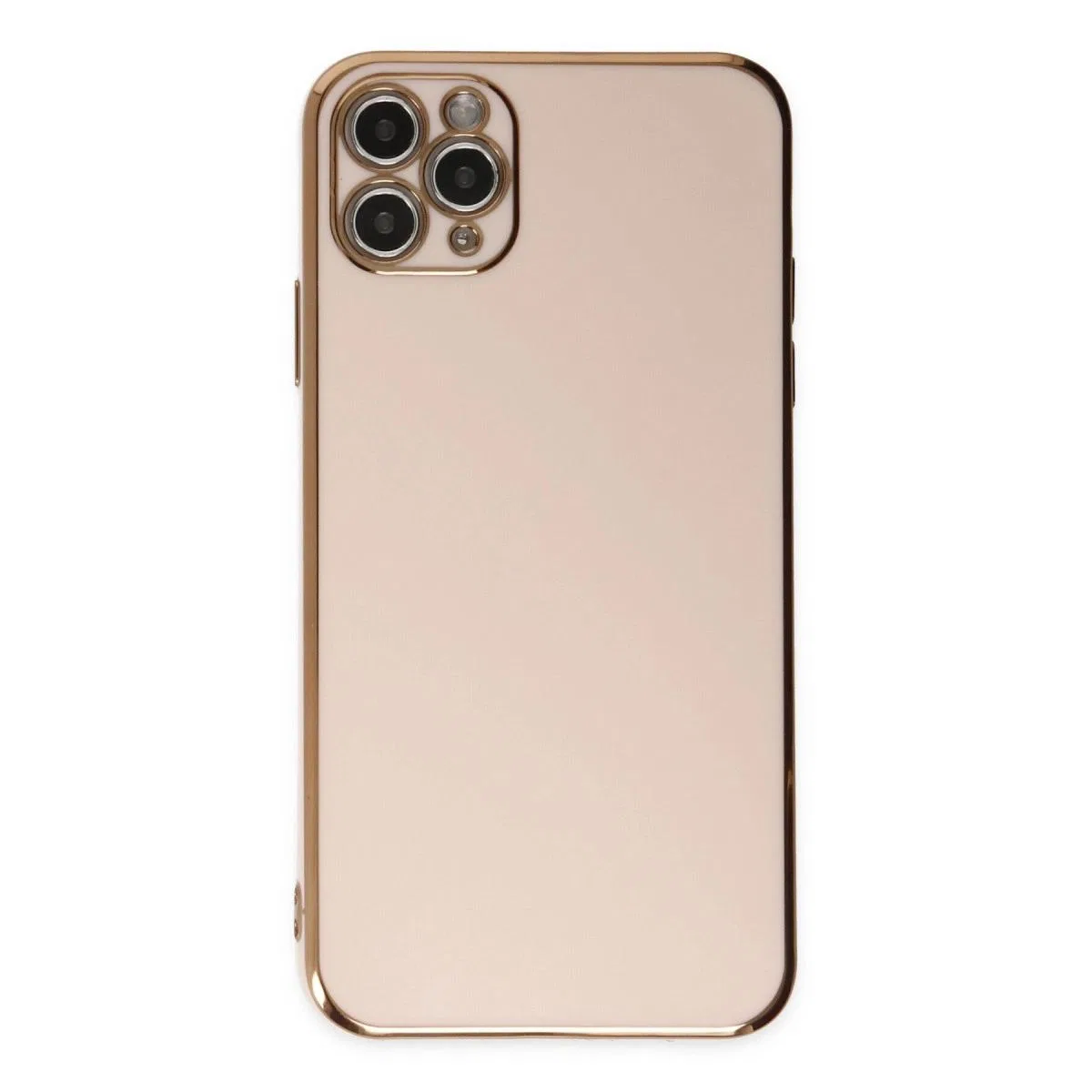 Apple İphone 11 Pro Max Kılıf Volet Silikon - Pembe görsel 2