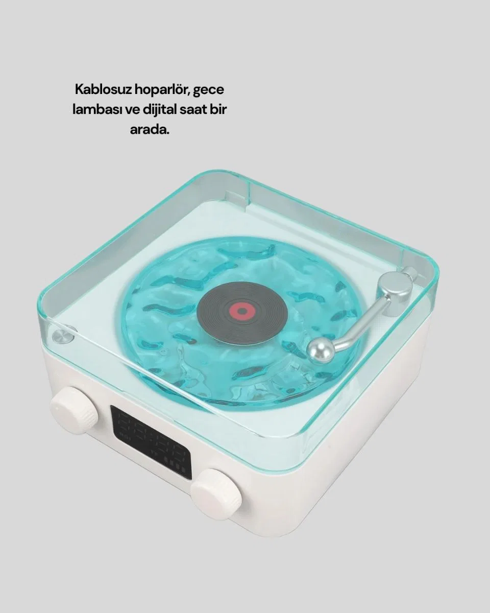 Kablosuz Bluetooth Hoparlör Mavi görsel 3