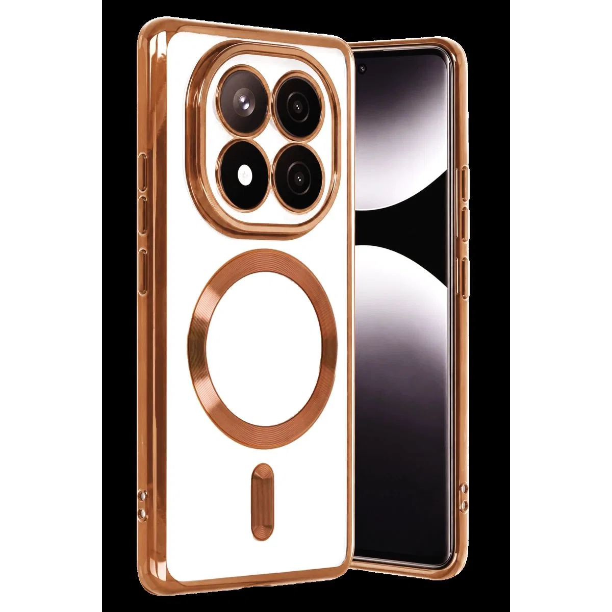 Xiaomi Redmi Note 15 4g Kross Magneticsafe Kapak - Turuncu