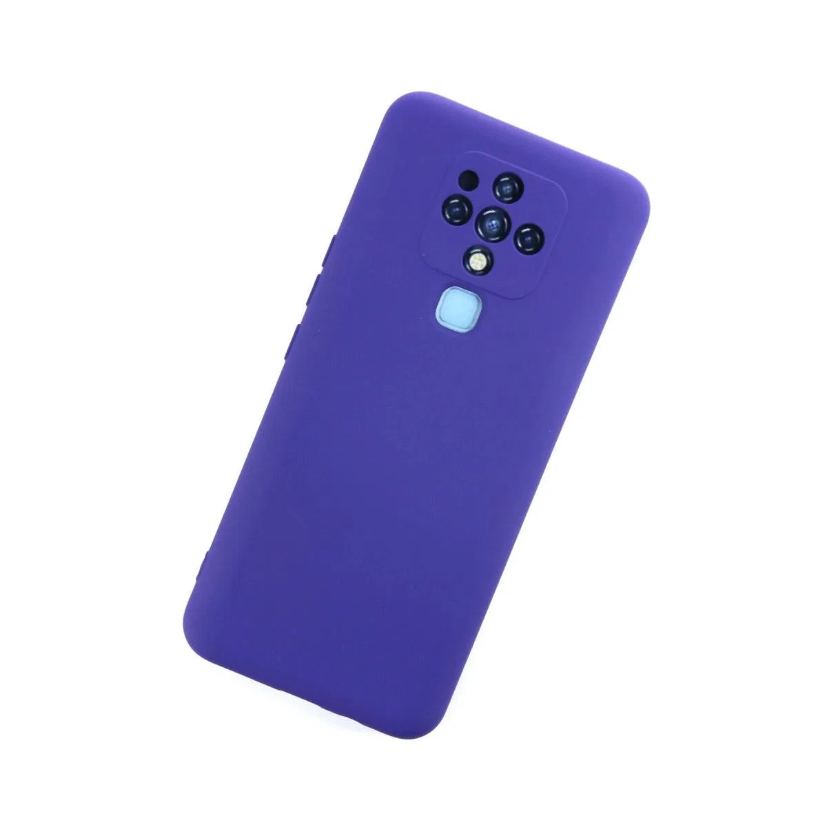 Tecno Camon 16 Kılıf Nano İçi Kadife Silikon - Mor görsel 3