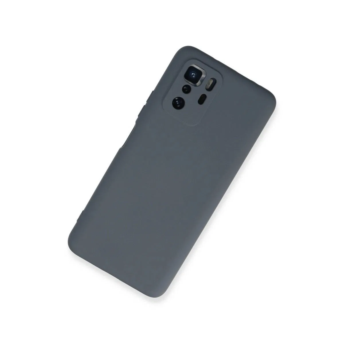 Xiaomi Poco X3 Gt Kılıf Nano İçi Kadife Silikon - Gri görsel 2