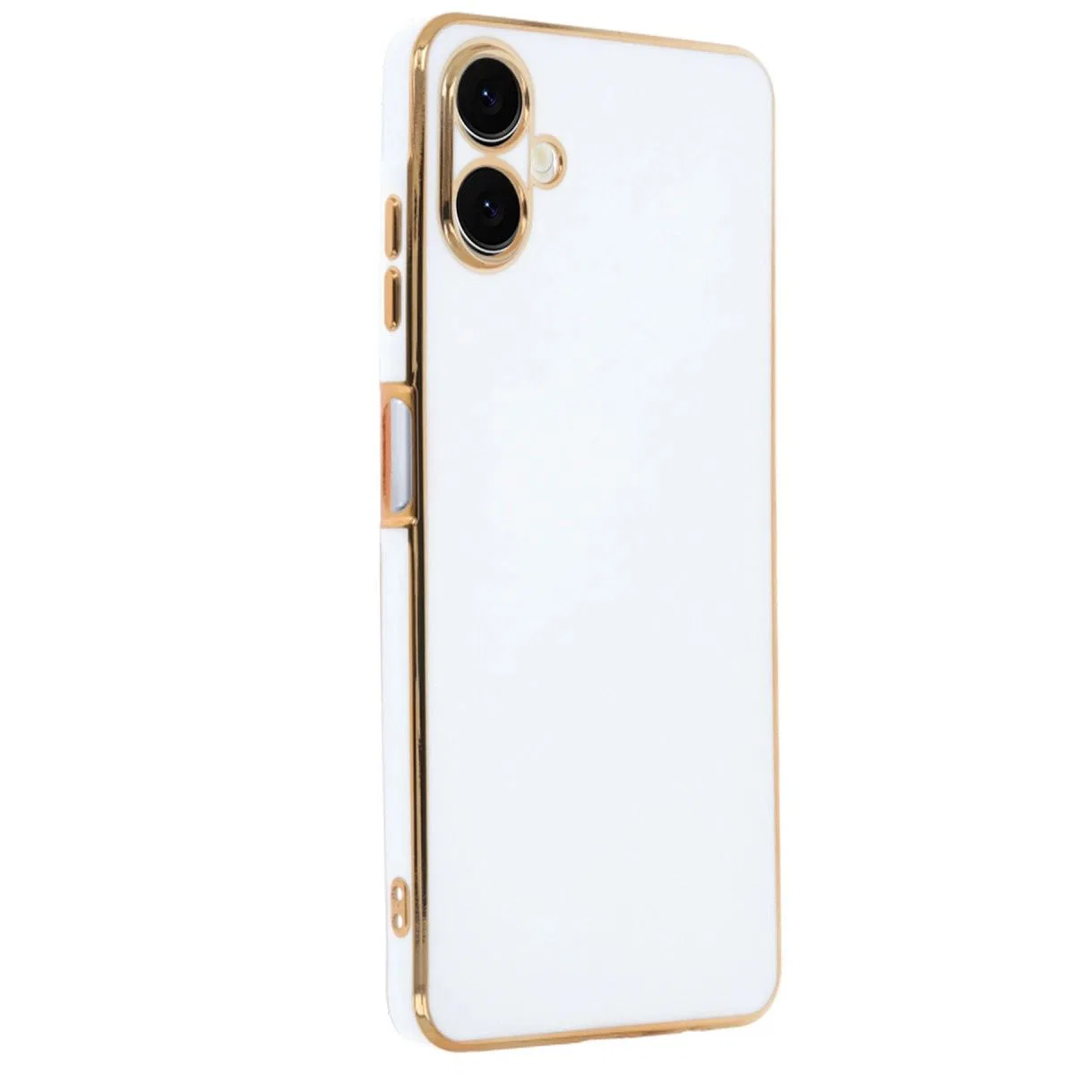 Samsung Galaxy A06 Kılıf Volet Silikon - Beyaz görsel 2