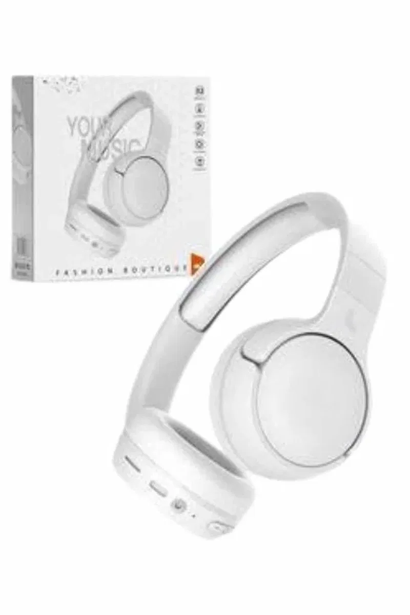 Yeni Nesil Kulak Üstü Bluetooth Kulaklık Type-C Girişli Yüksek Ses Kaliteli görsel 3