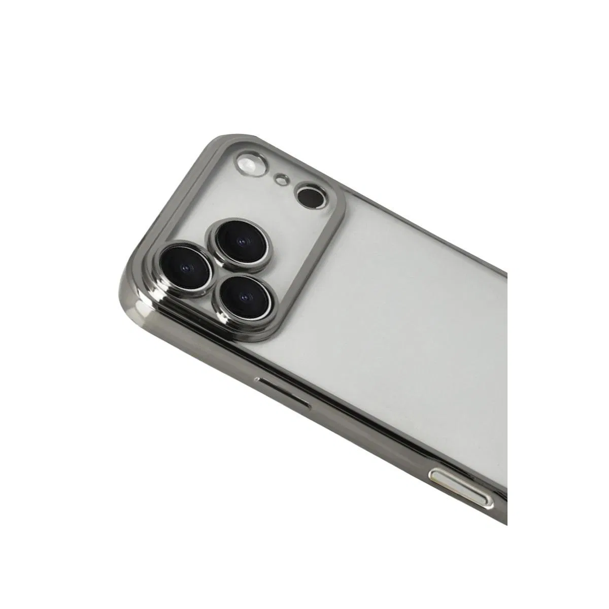 Apple İphone 17 Pro Razer Lensli Silikon - Titan Gri görsel 3