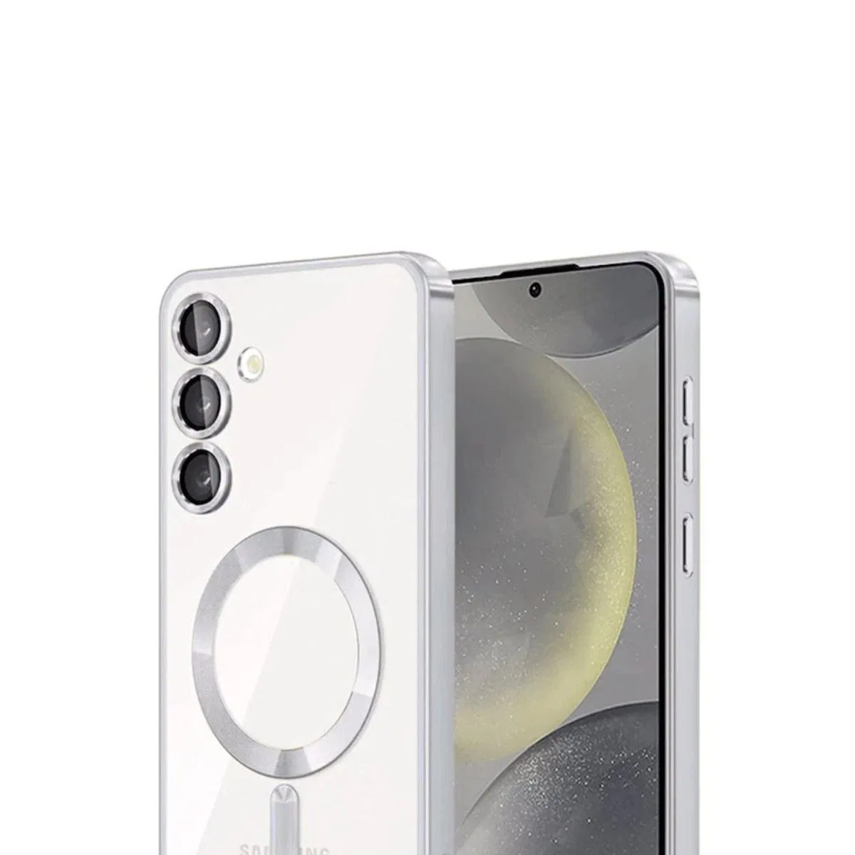 Samsung Galaxy A35 5g Kross Magneticsafe Kapak - Gümüş görsel 2