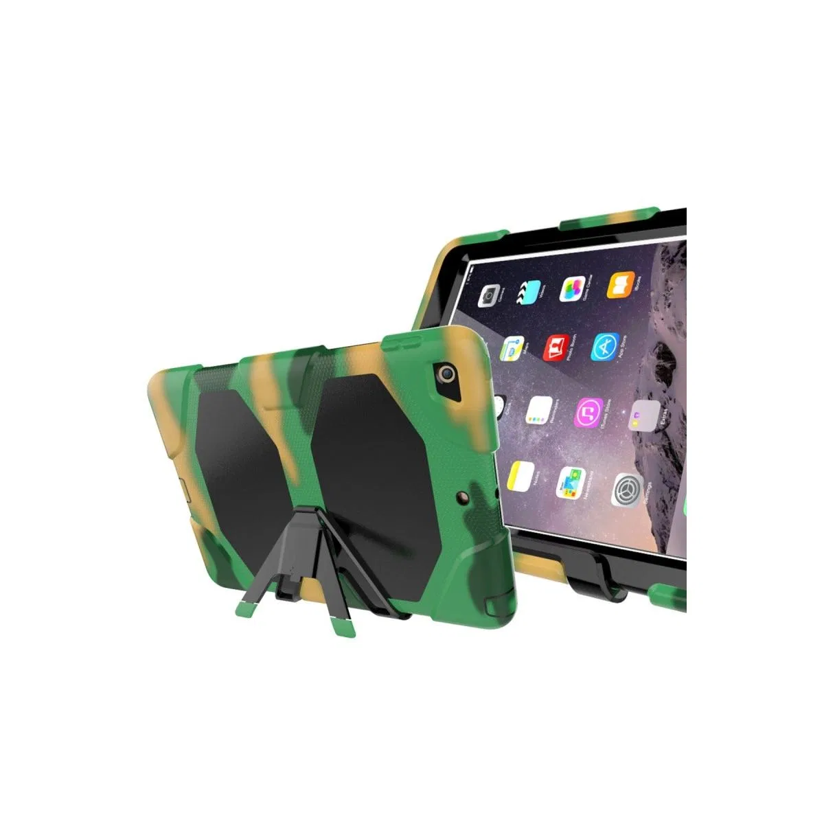 Apple İpad 5 Air 9. 7 Kılıf Griffin Tablet Kapak - Kamuflaj görsel 4