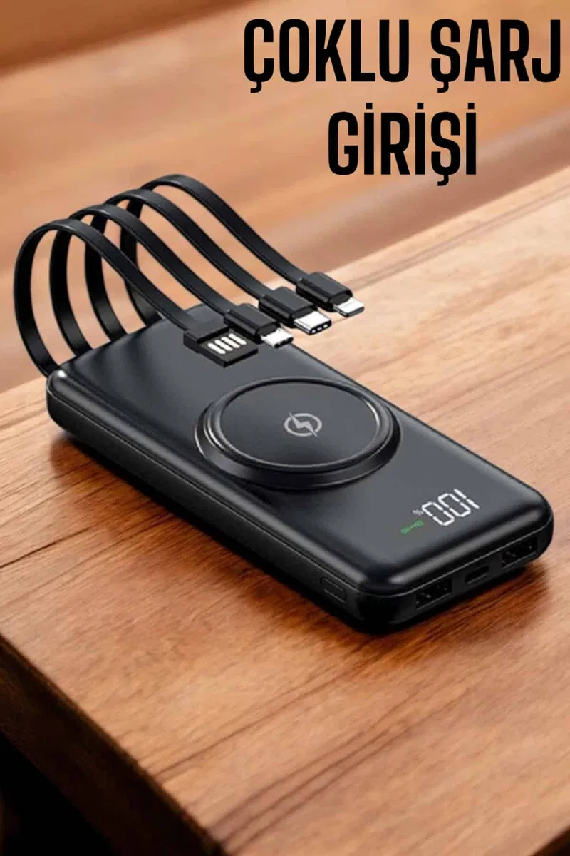 Powerbank Taşınabilir 10. 000 Mah Hızlı Şarj Dijital Göstergeli görsel 2