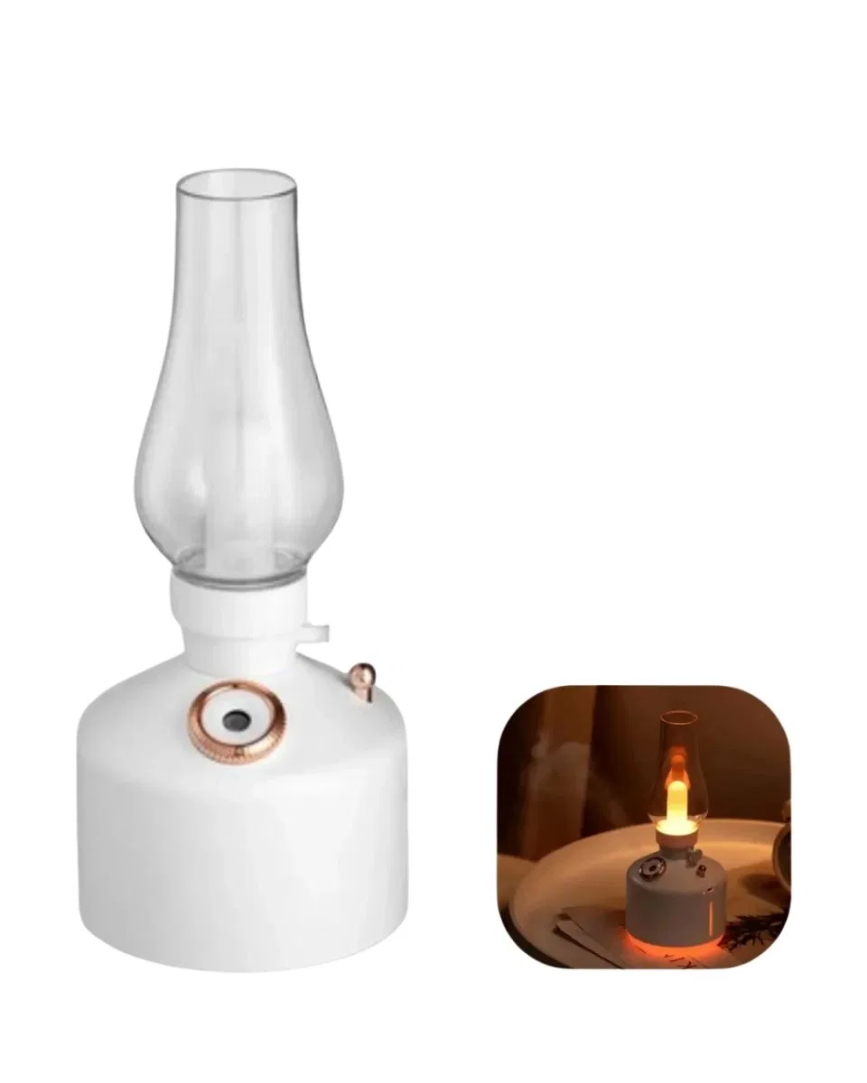 Retro Led Işıklı 1200 Mah Şarjlı Aroma Difüzörü 280 Ml Su Kapasiteli görsel 5