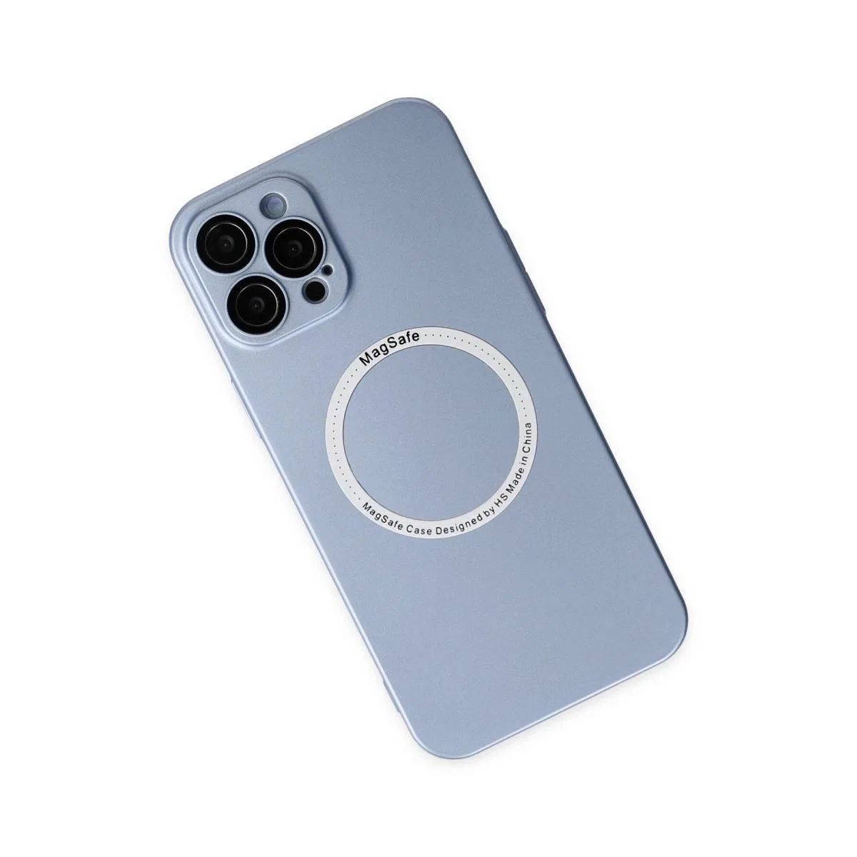 Apple İphone 12 Pro Kılıf Jack Magneticsafe Lens Silikon - Sierra Blue görsel 3