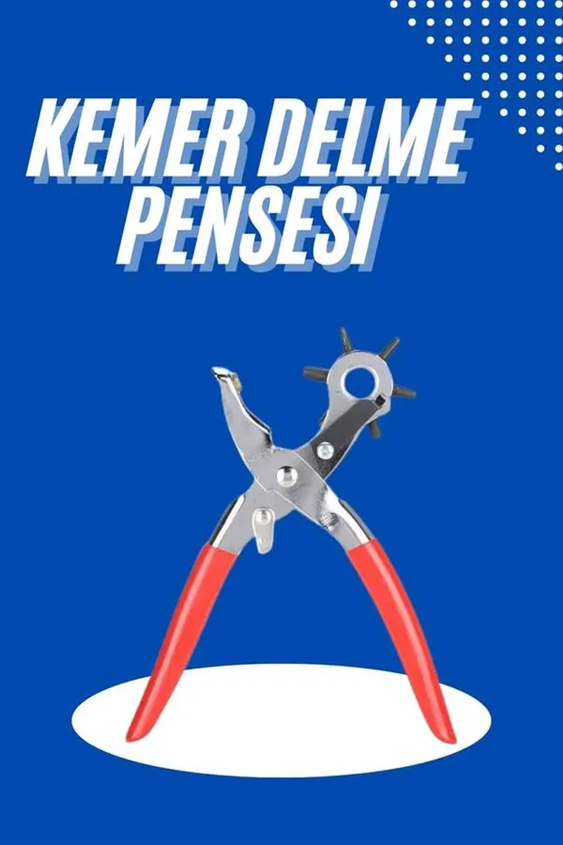 Kemer Delici Kemer Delme Pensesi Delik Açıcı Şık Aparatı Aparat görsel 2