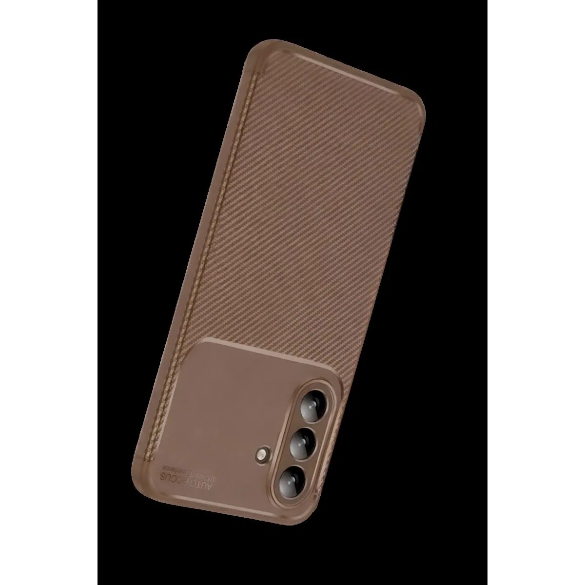 Samsung Galaxy A27 5g Auto Focus Karbon Kapak - Kahverengi görsel 3