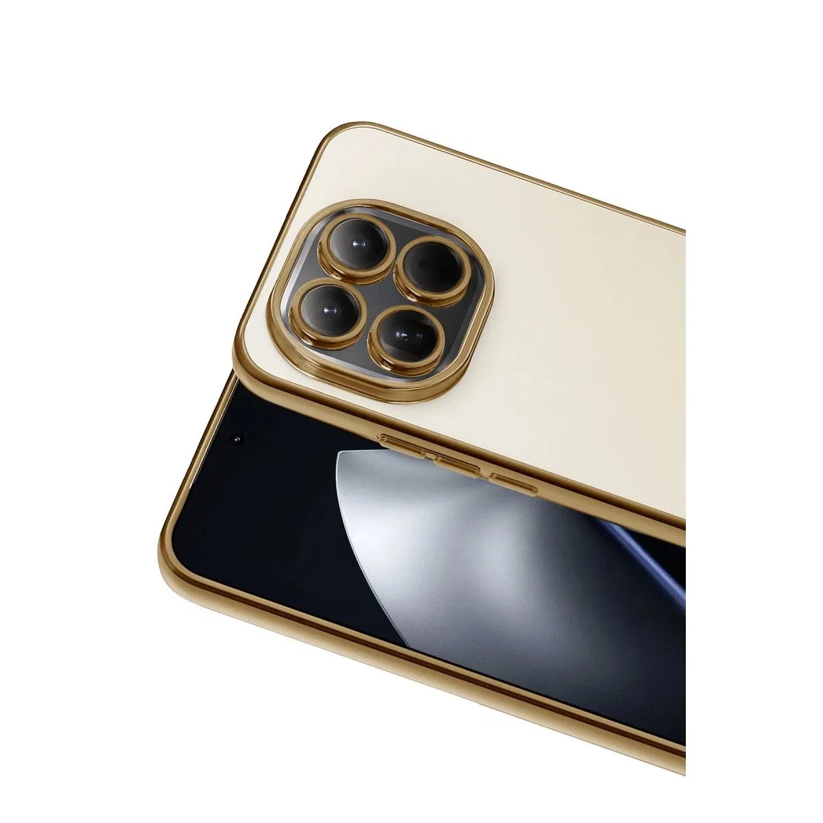 Xiaomi Mi 15 Razer Lensli Silikon - Gold görsel 2