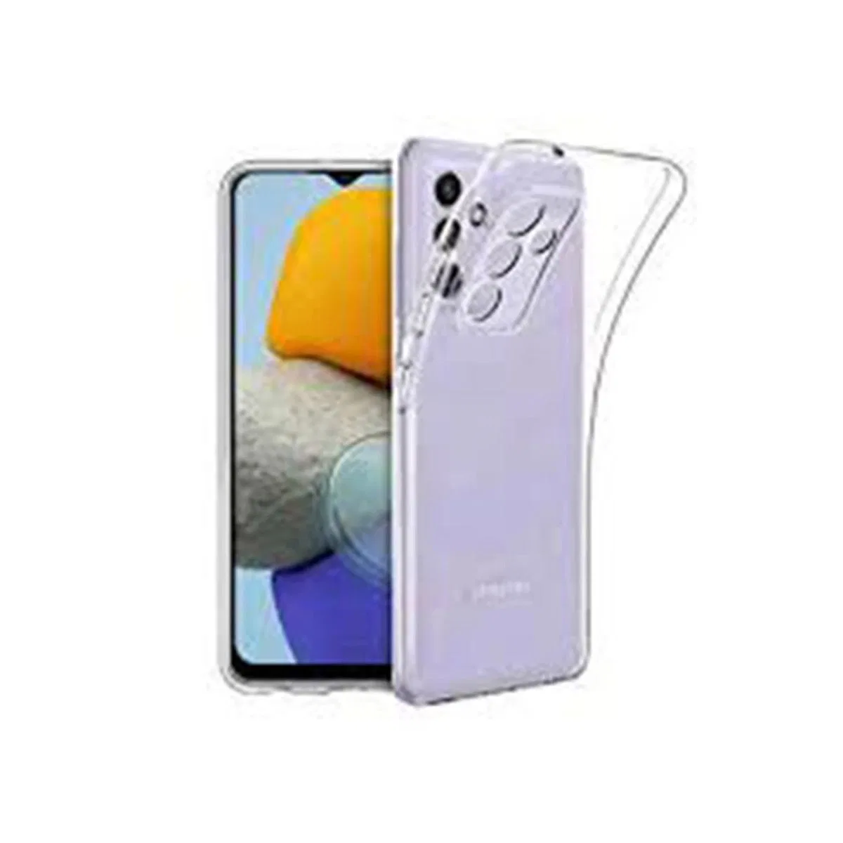 Samsung Galaxy S23 Fe Kılıf Lüx Şeffaf Silikon görsel 3