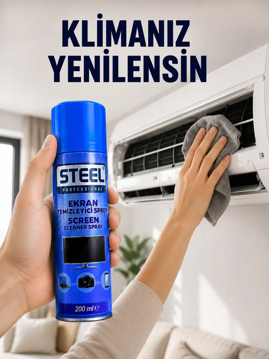 Klima Klarında Etkili Temizlik Sağlayan Sprey