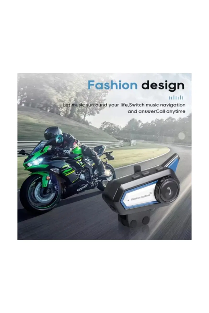 Bt31 Kask Kulaklık Bluetooth 5. 0 Motosiklet Interkom Su Geçirmez Kablosuz Kulaklık görsel 2