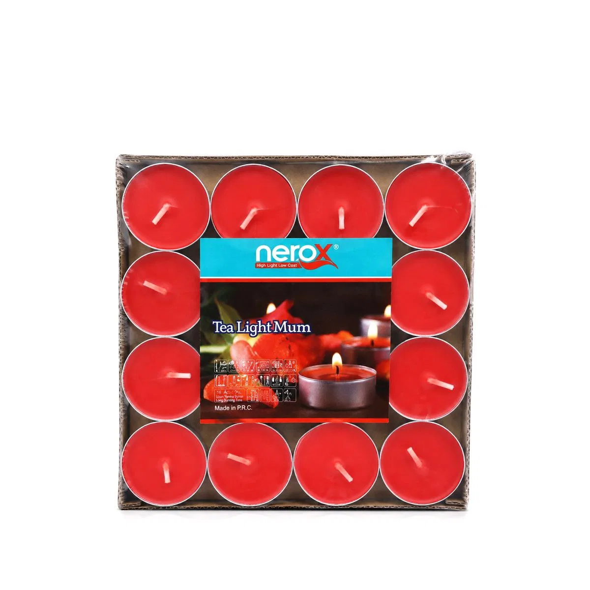 Tealight Yuvarlak Mum 32'li Mix görsel 2