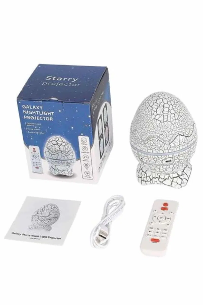 Gece Lambası Yumurta Işık Speaker Yeni Nesil Dinozor Yumurtası Görünümlü görsel 5
