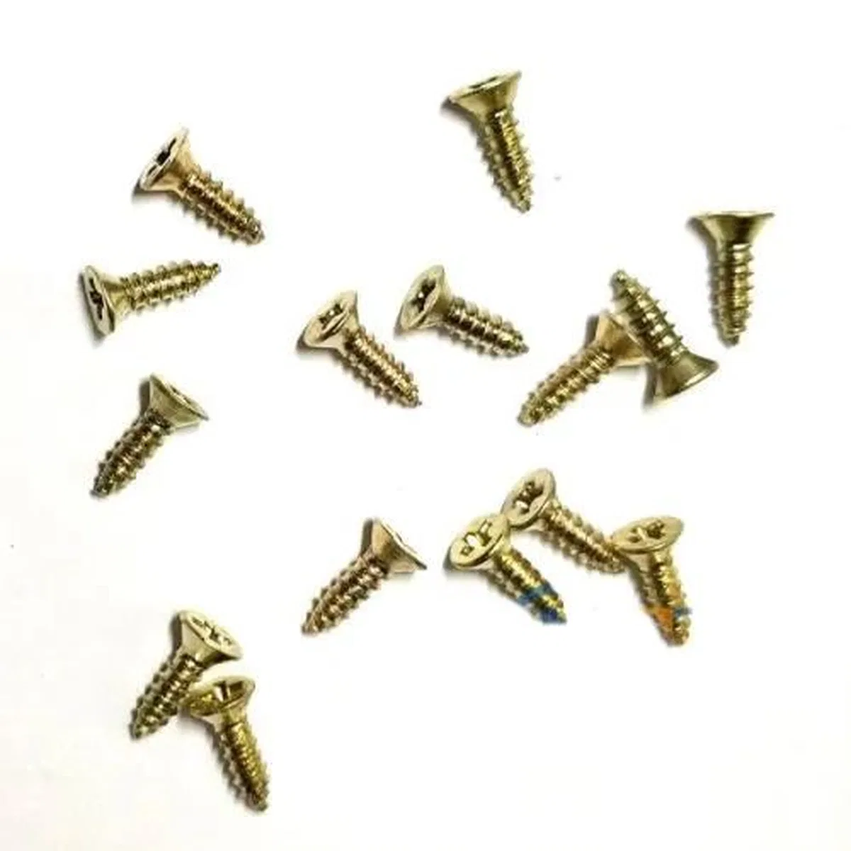 Klips, Menteşe, Ayak, Ağaç, Sunta Vidası 2, 2x7, 5mm - Sarı 100 Adet