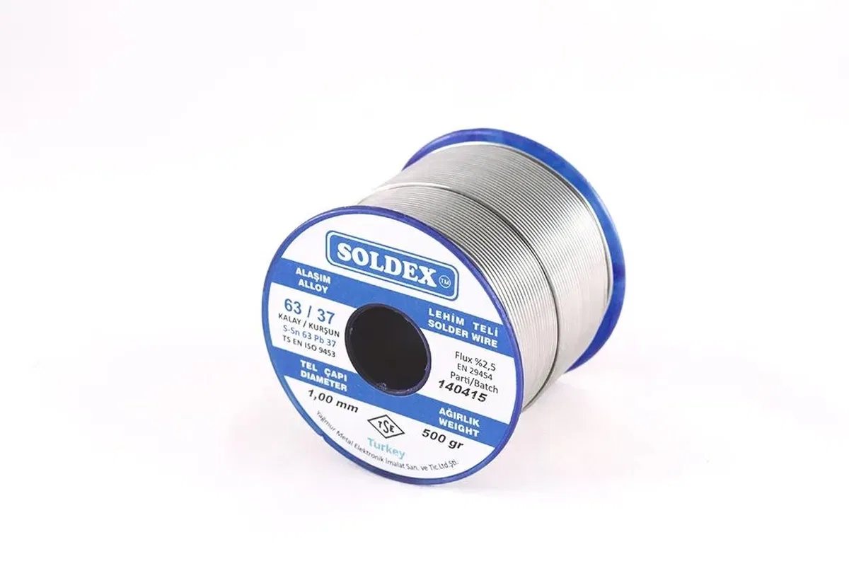 63-37 Lehim Teli 200 Gr 0, 75 Mm, Sn: 63 - Pb: 37