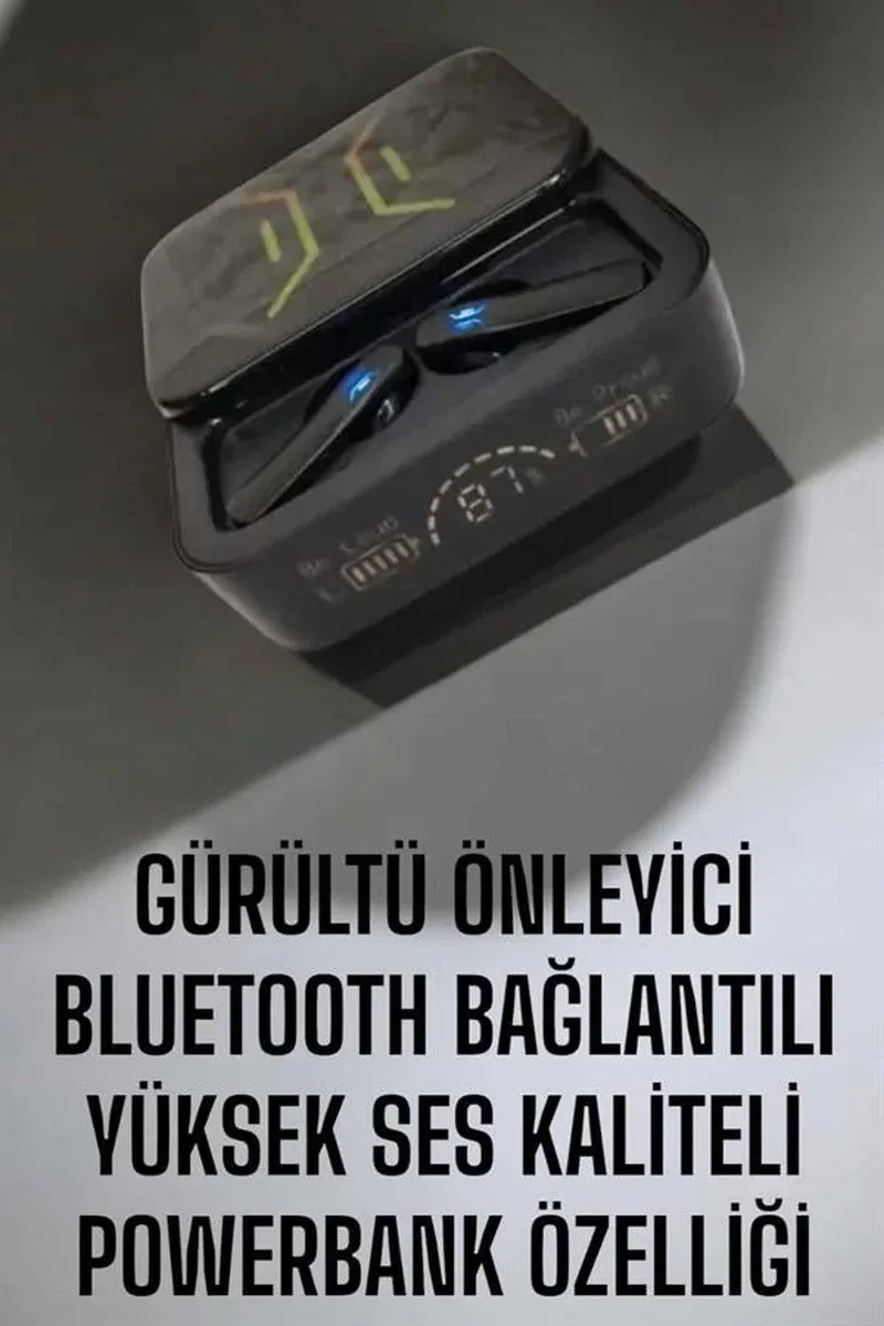 Bluetooth Kulaklık Gürültü Önleyici Yüksek Ses Kaliteli Kablosuz görsel 5