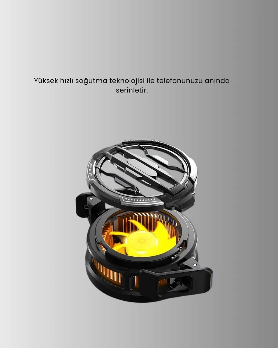 Manyetik Montajlı Kompakt Telefon Soğutucu görsel 2