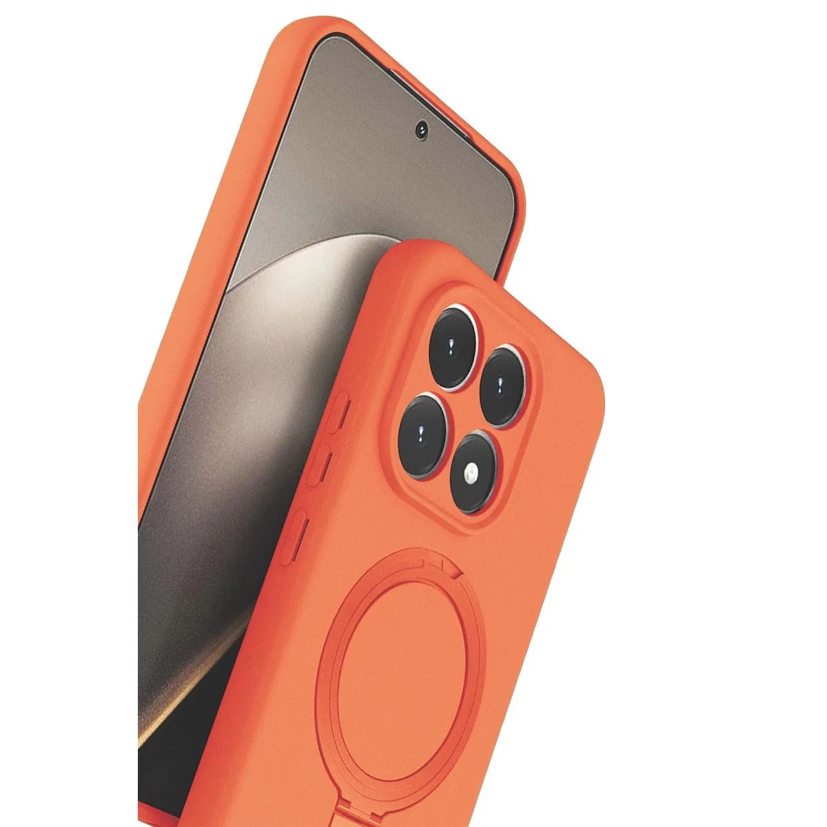 Xiaomi Mi 15t Regal Magsafe Standlı Kapak - Turuncu görsel 3