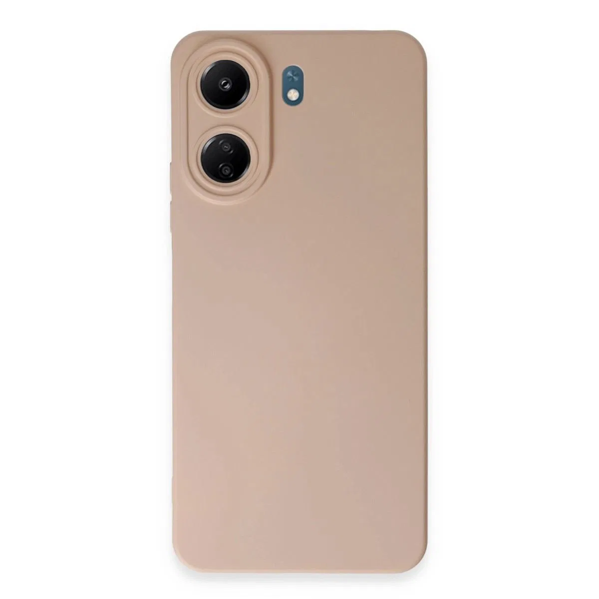 Xiaomi Redmi 13c Kılıf Nano İçi Kadife Silikon - Pudra