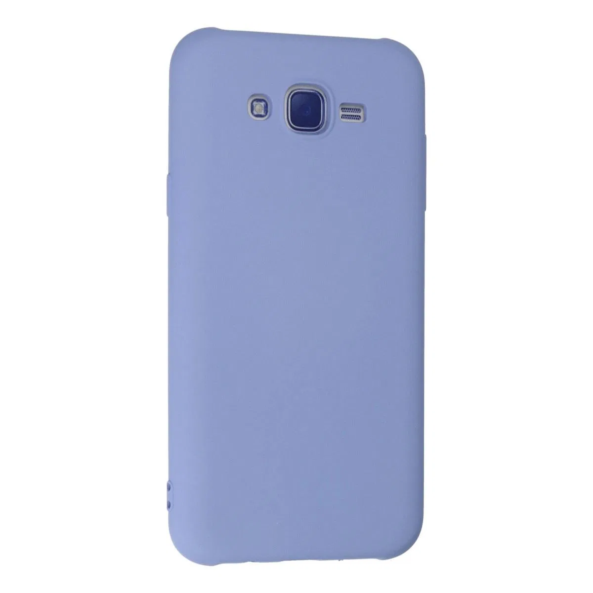 Samsung Galaxy J7 Kılıf Nano İçi Kadife Silikon - Lila görsel 3